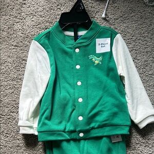 Old Navy Green and White Kids Matching Set